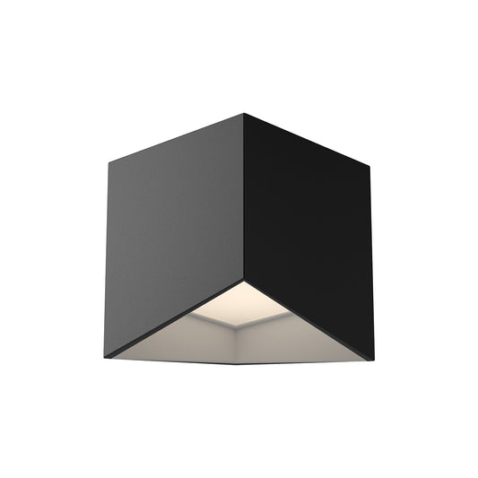 Cubix LED Flush Mount in Black/White Finish | Kuzco Lighting