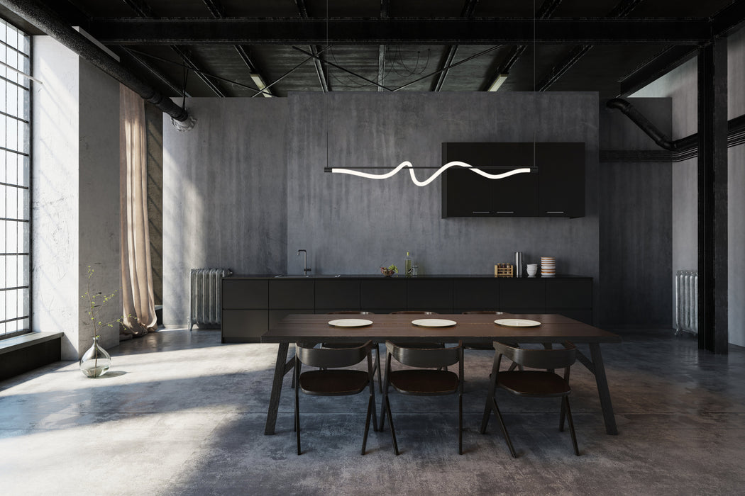 Cursive Linear Pendant by Kuzco Lighting