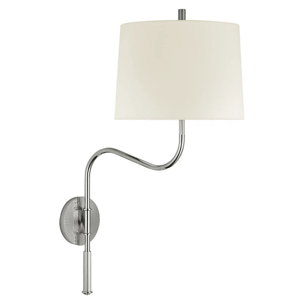 Canto Swinging Wall Sconce polished nickel