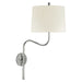 Canto Swinging Wall Sconce polished nickel