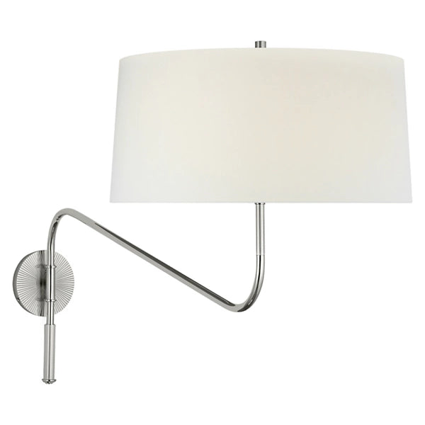 Canto Swinging Wall Sconce polished nickel