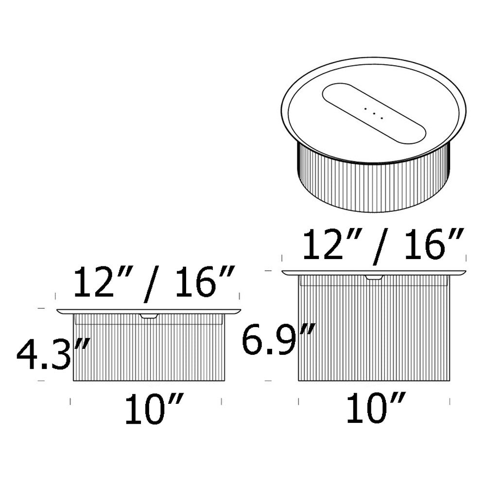 Carousel Illuminated Charging Tray Module