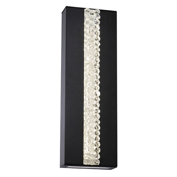 Cascade LED Outdoor Wall Sconce Black Finish