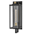 Load image into Gallery viewer, Catalina Outdoor Wall Sconce - Black/Burnished Bronze
