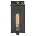 Load image into Gallery viewer, Catalina Outdoor Wall Sconce - Black/Burnished Bronze
