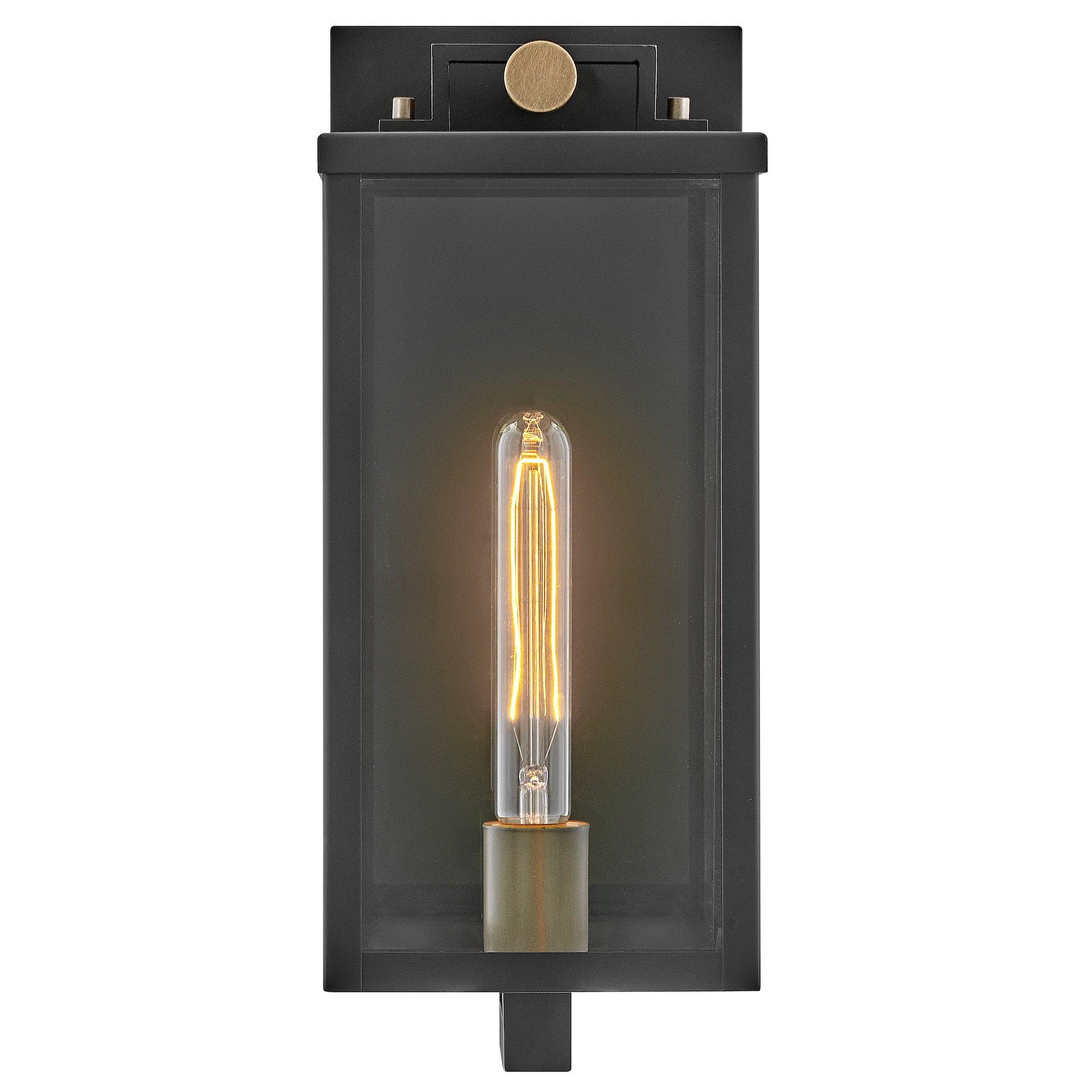 Catalina Outdoor Wall Sconce - Black/Burnished Bronze