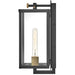 Catalina Outdoor Wall Sconce - Black/Burnished Bronze