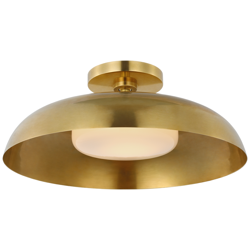 Cyrus Flush Mount brass