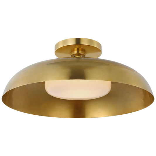 Cyrus Flush Mount brass