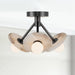 Dahlia LED Semi-Flushmount by Alora Lighting