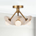 Dahlia LED Semi-Flushmount by Alora Lighting