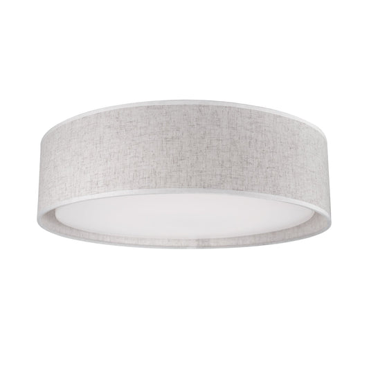 Dalton LED Flush Mount in Beige Finish | Kuzco Lighting