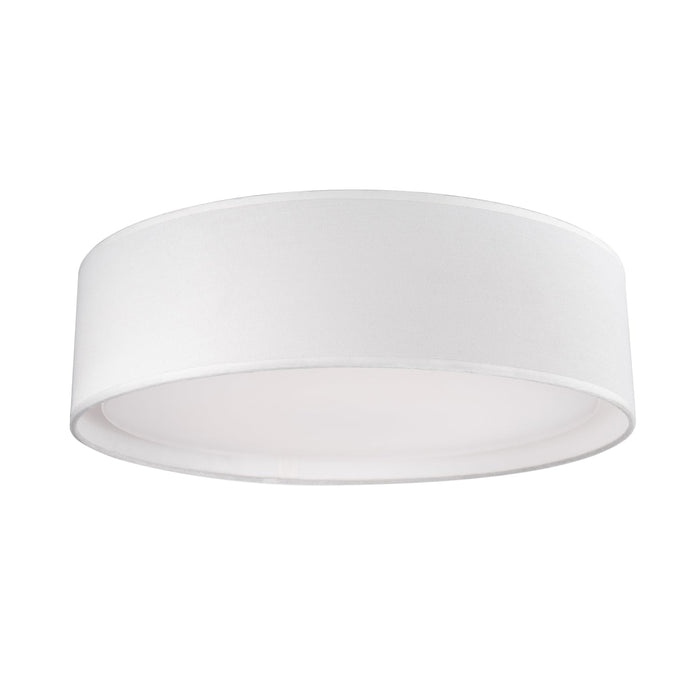 Dalton LED Flush Mount in White Finish | Kuzco Lighting