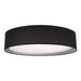 Dalton LED Flush Mount in Black Finish | Kuzco Lighting