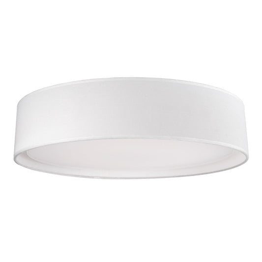 Dalton LED Flush Mount in White Finish | Kuzco Lighting