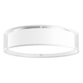 Load image into Gallery viewer, Dalton LED Flush Mount in White Organza Finish | Kuzco Lighting

