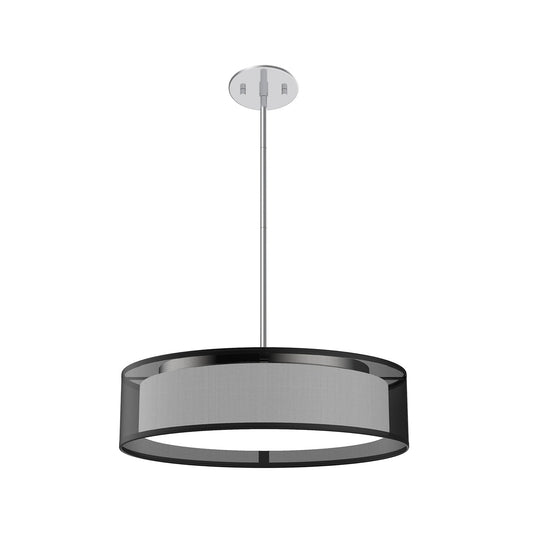 Dalton LED Pendant in Black Organza Finish | Kuzco Lighting