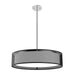 Dalton LED Pendant in Black Organza Finish | Kuzco Lighting