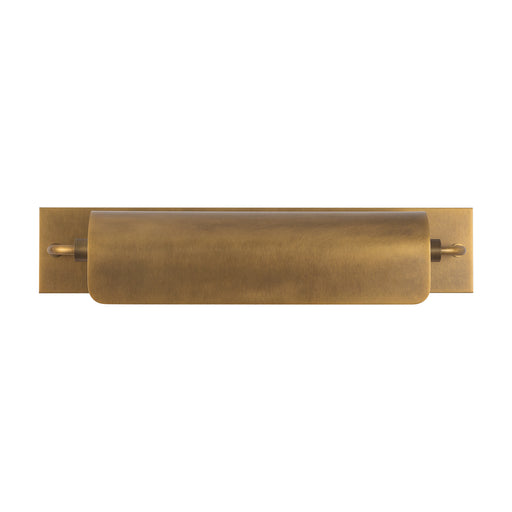 Darby 23-in Vintage Brass Wall/Picture Light