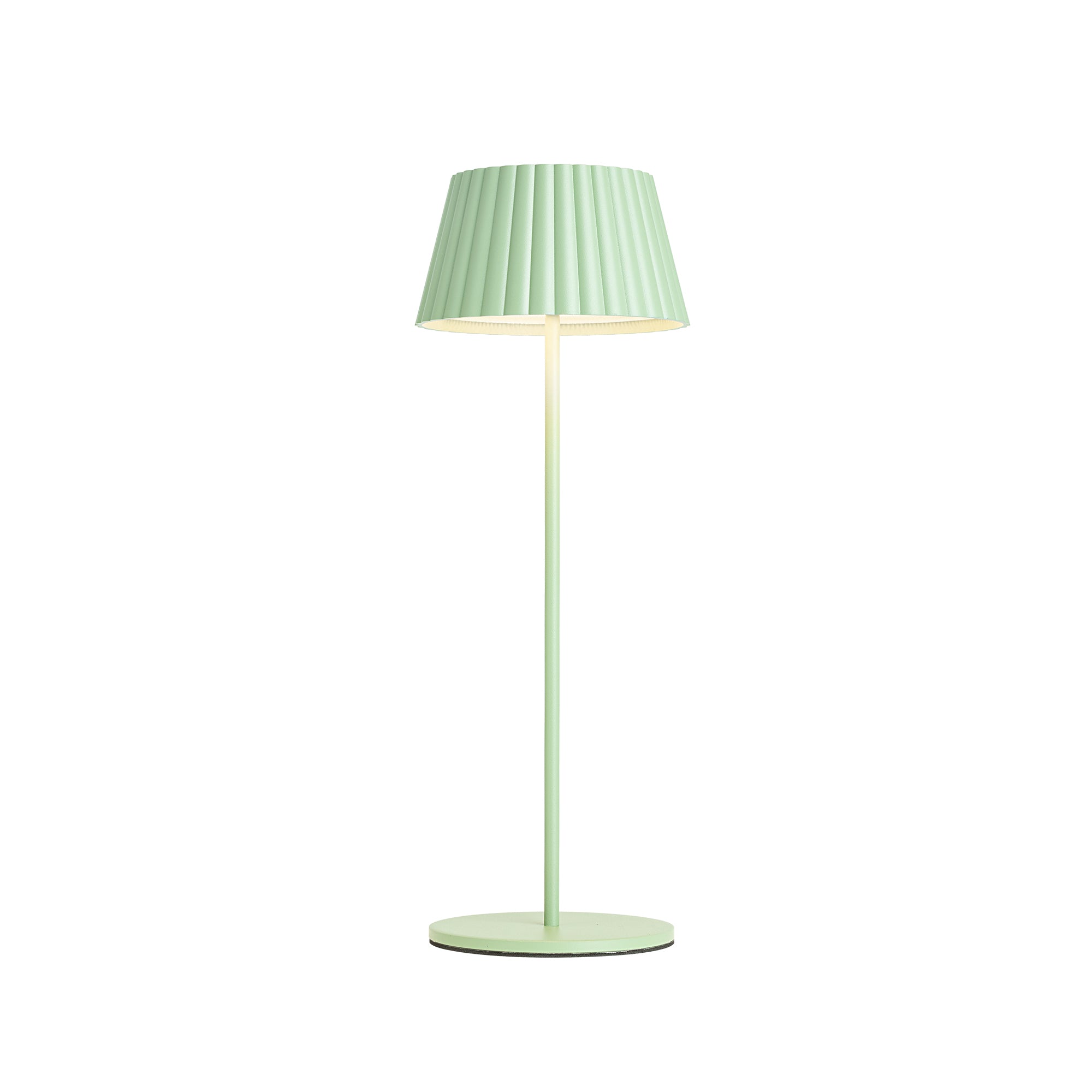 Dario LED Table Lamp in Sage Green Finish | Kuzco Lighting