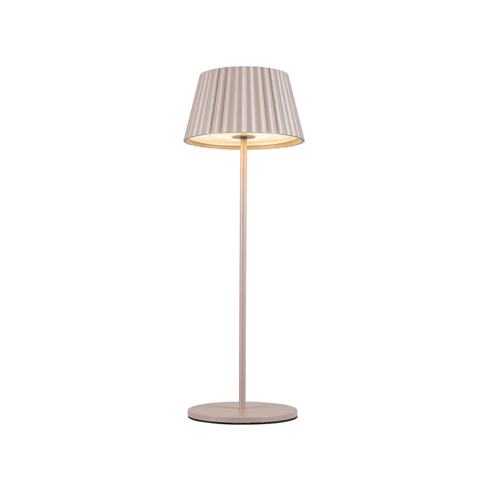 Dario LED Table Lamp in Moonstone Gray Finish | Kuzco Lighting