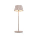 Dario LED Table Lamp in Moonstone Gray Finish | Kuzco Lighting