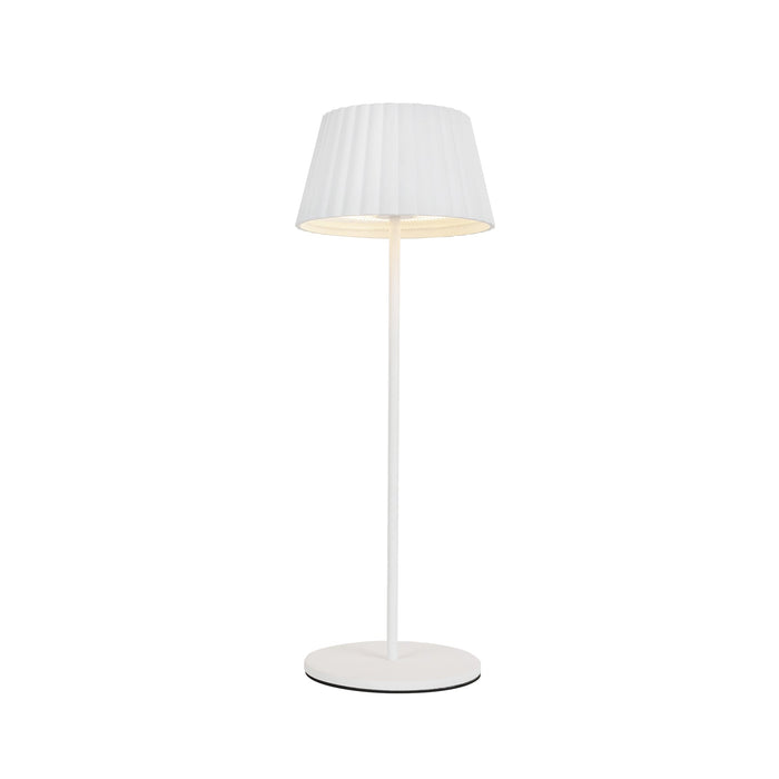 Dario LED Table Lamp in White Finish | Kuzco Lighting