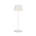 Dario LED Table Lamp in White Finish | Kuzco Lighting