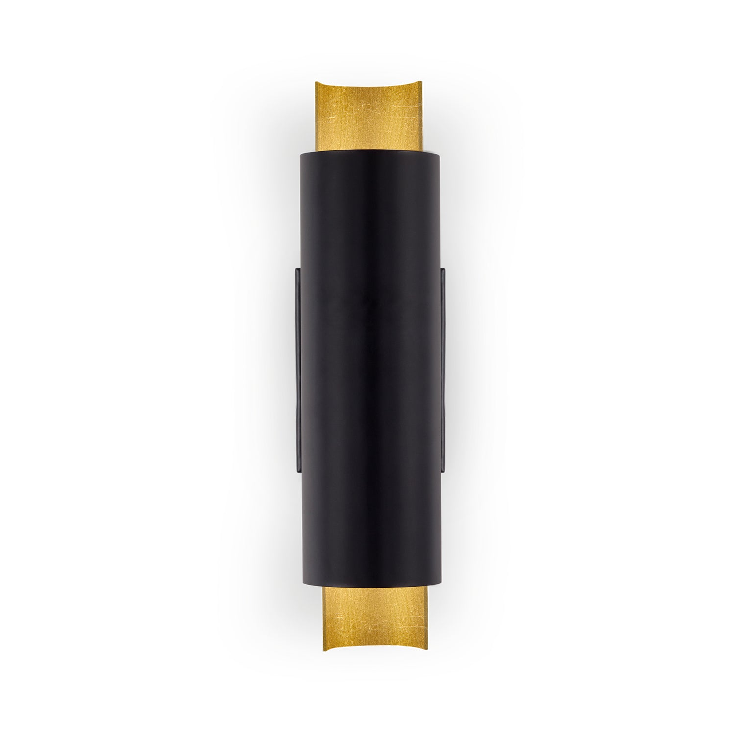 Dela LED Wall Sconce in Black/Gold Leaf Finish | Kuzco Lighting