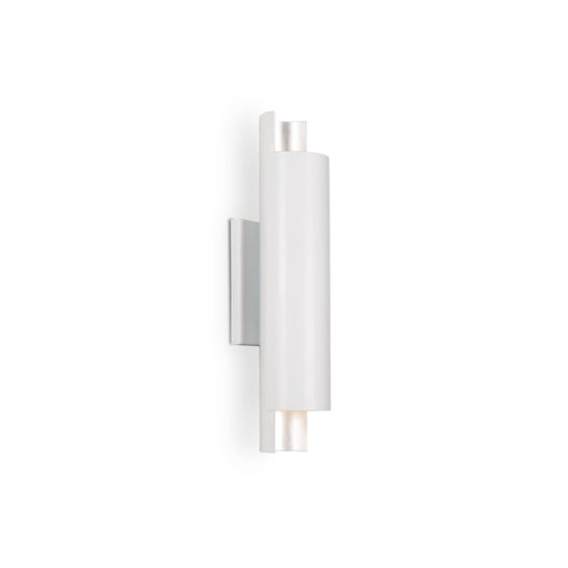 Dela LED Wall Sconce in White/Silver Finish | Kuzco Lighting