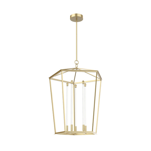 Delphine 29-in Natural Brass LED Pendant by Alora Lighting | PD317129NB | Alora Lighting