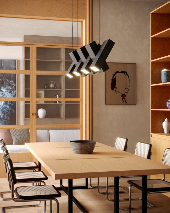 Domino LED Linear Pendant by Kuzco Lighting
