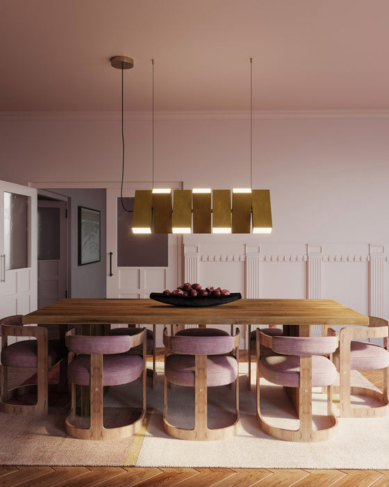 Domino LED Linear Pendant by Kuzco Lighting