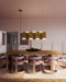 Domino LED Linear Pendant by Kuzco Lighting