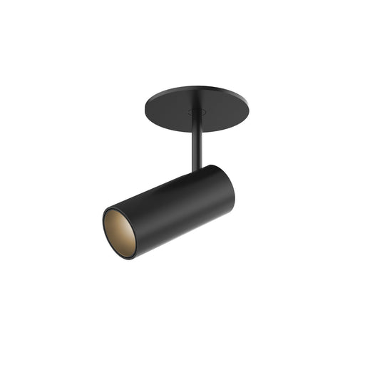 Downey LED Semi Flush Mount in Black Finish | Kuzco Lighting