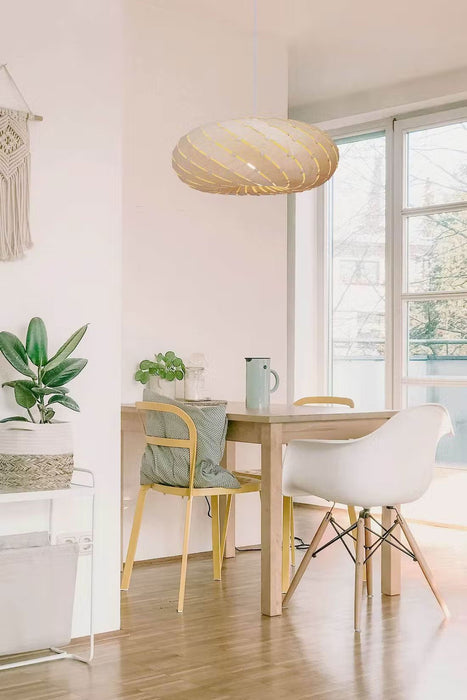 Ebb Swell Pendant by David Trubridge