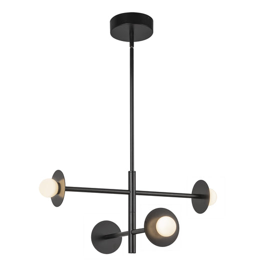 Elixir LED Chandelier in Black Finish | Kuzco Lighting