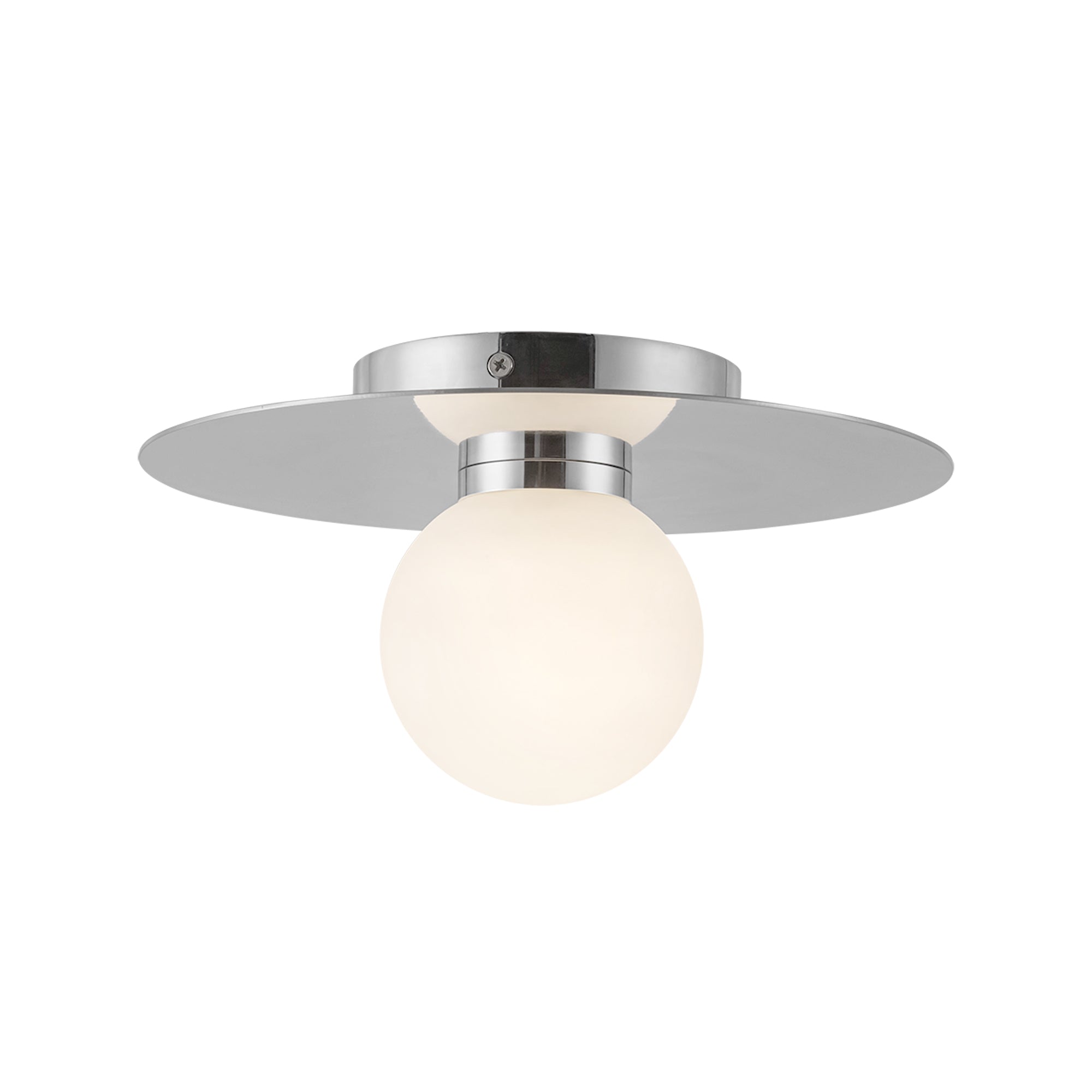 Elixir LED Flush Mount in Chrome Finish | Kuzco Lighting