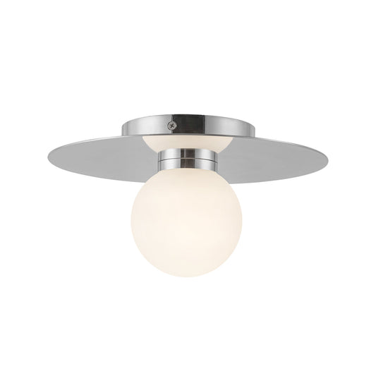 Elixir LED Flush Mount in Chrome Finish | Kuzco Lighting