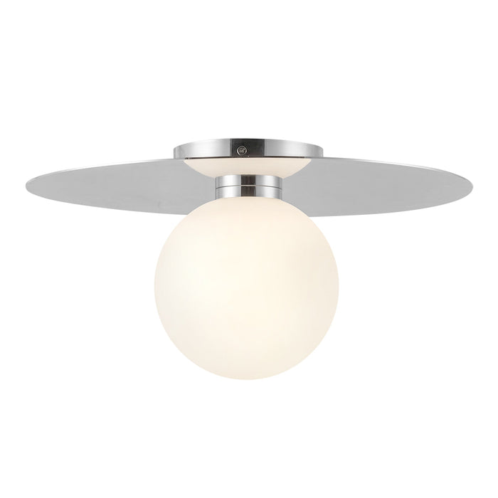 Elixir LED Flush Mount in Chrome Finish | Kuzco Lighting