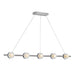 Elixir LED Linear Pendant in Chrome Finish | Kuzco Lighting