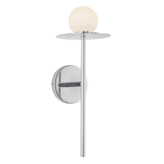 Elixir LED Wall Sconce in Chrome Finish | Kuzco Lighting
