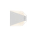 Ellis LED Exterior Wall Sconce in White Finish | Kuzco Lighting