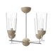 Emil 25-in White/White Oak 4 Lights Chandelier by Alora Lighting | CH542324WHWK | Alora Lighting