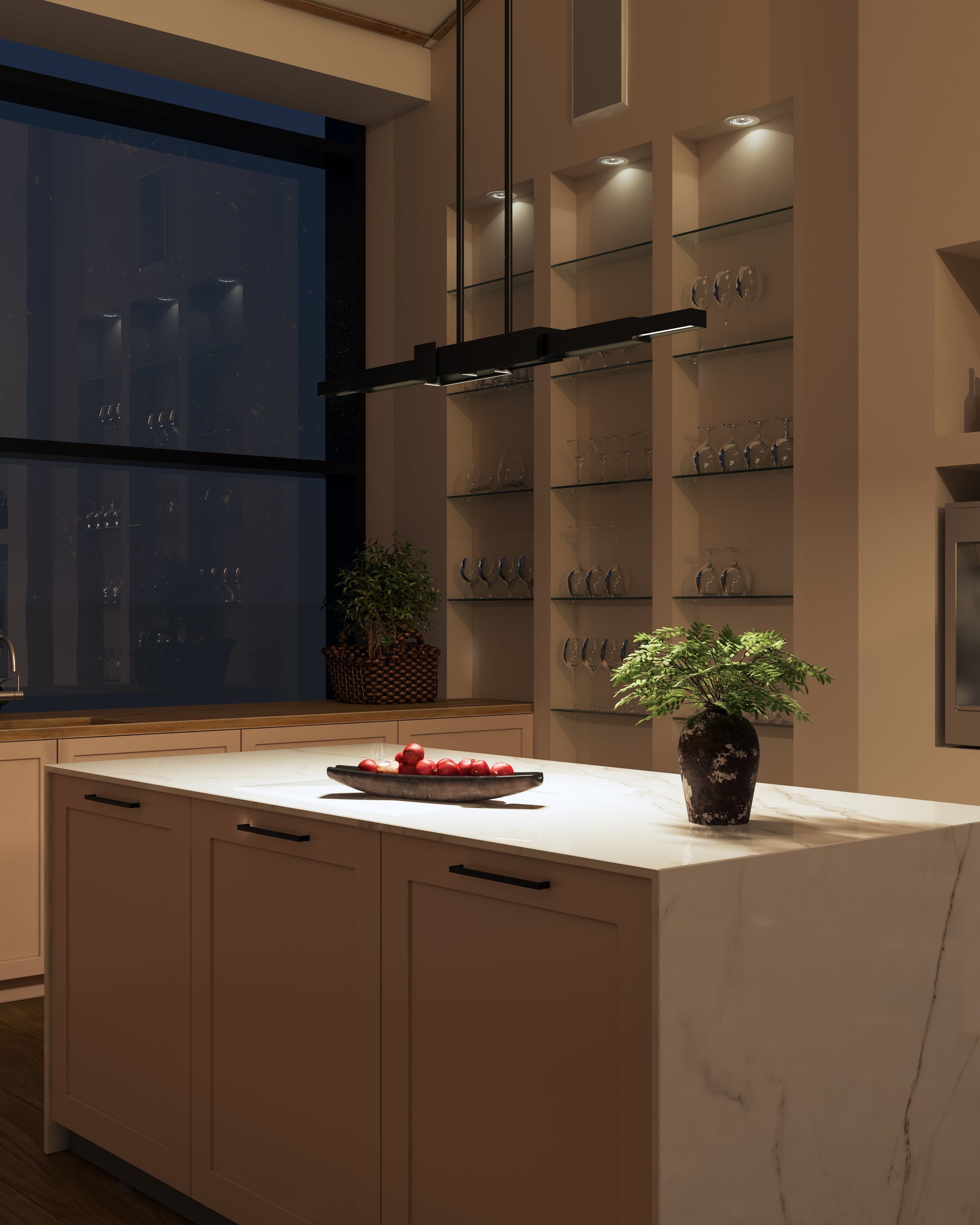 Enzo LED Linear Pendant