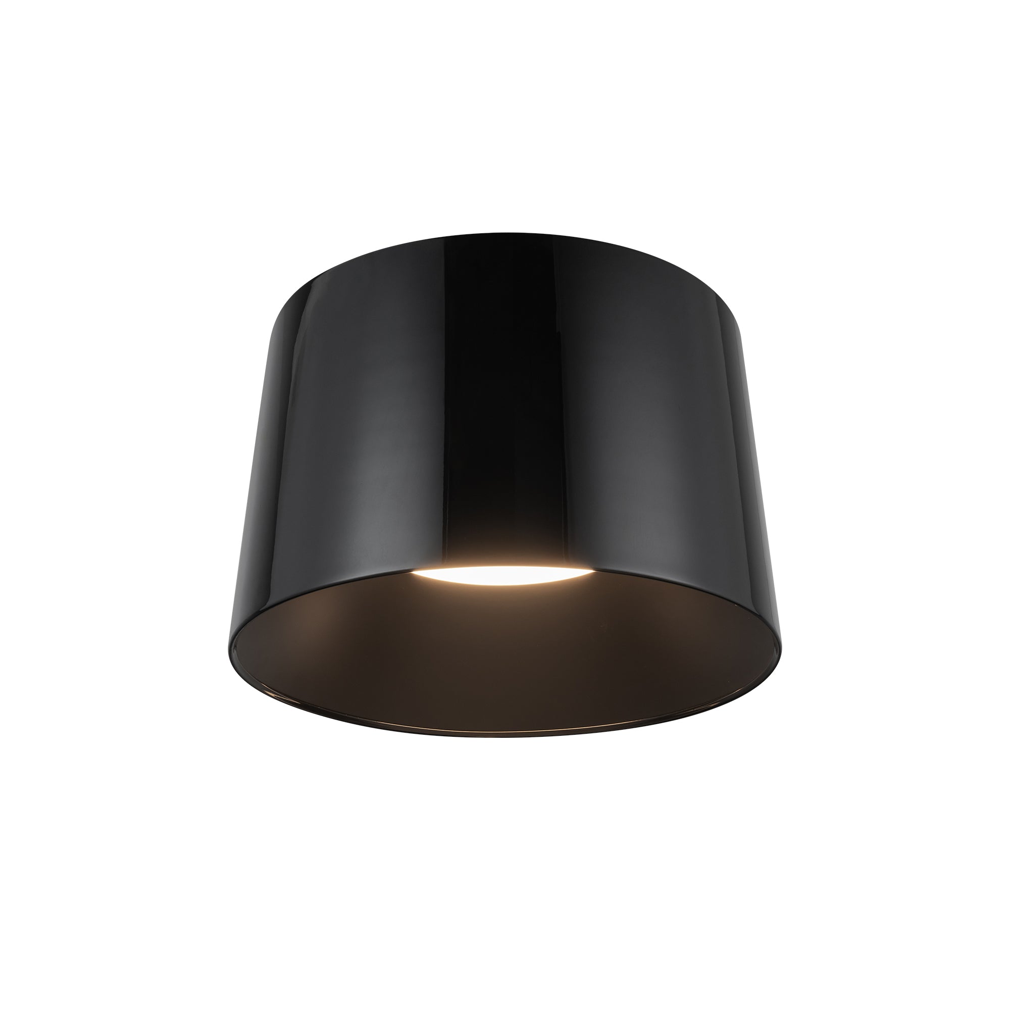 Etta LED Flush Mount in Jet Black Finish | Kuzco Lighting