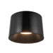 Etta LED Flush Mount in Jet Black Finish | Kuzco Lighting