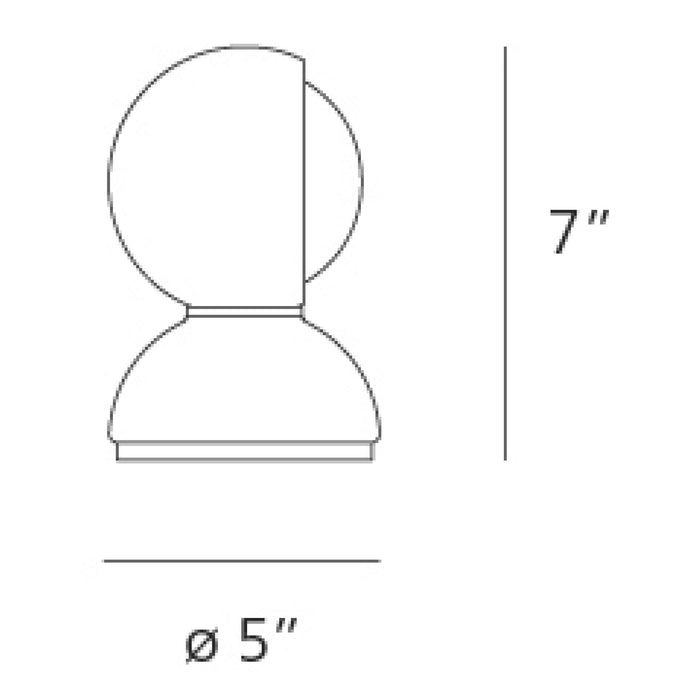 Eclisse Special Edition Table Lamp Diagram