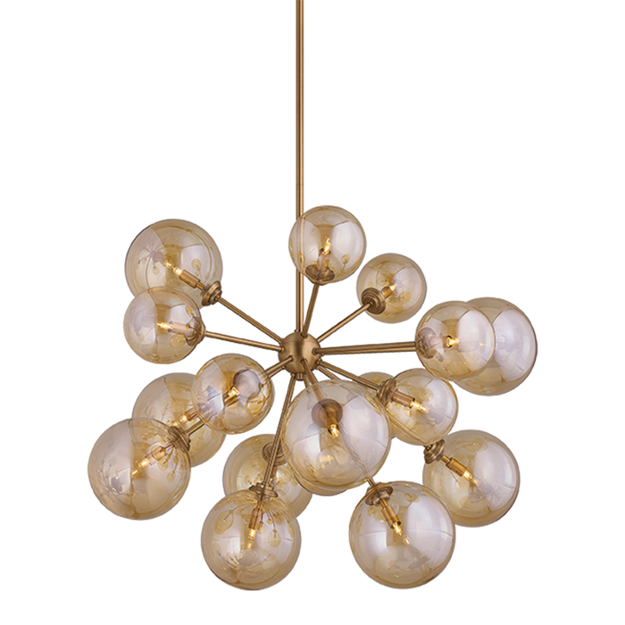 Santee Chandelier by Troy Lighting by F1039-PBR