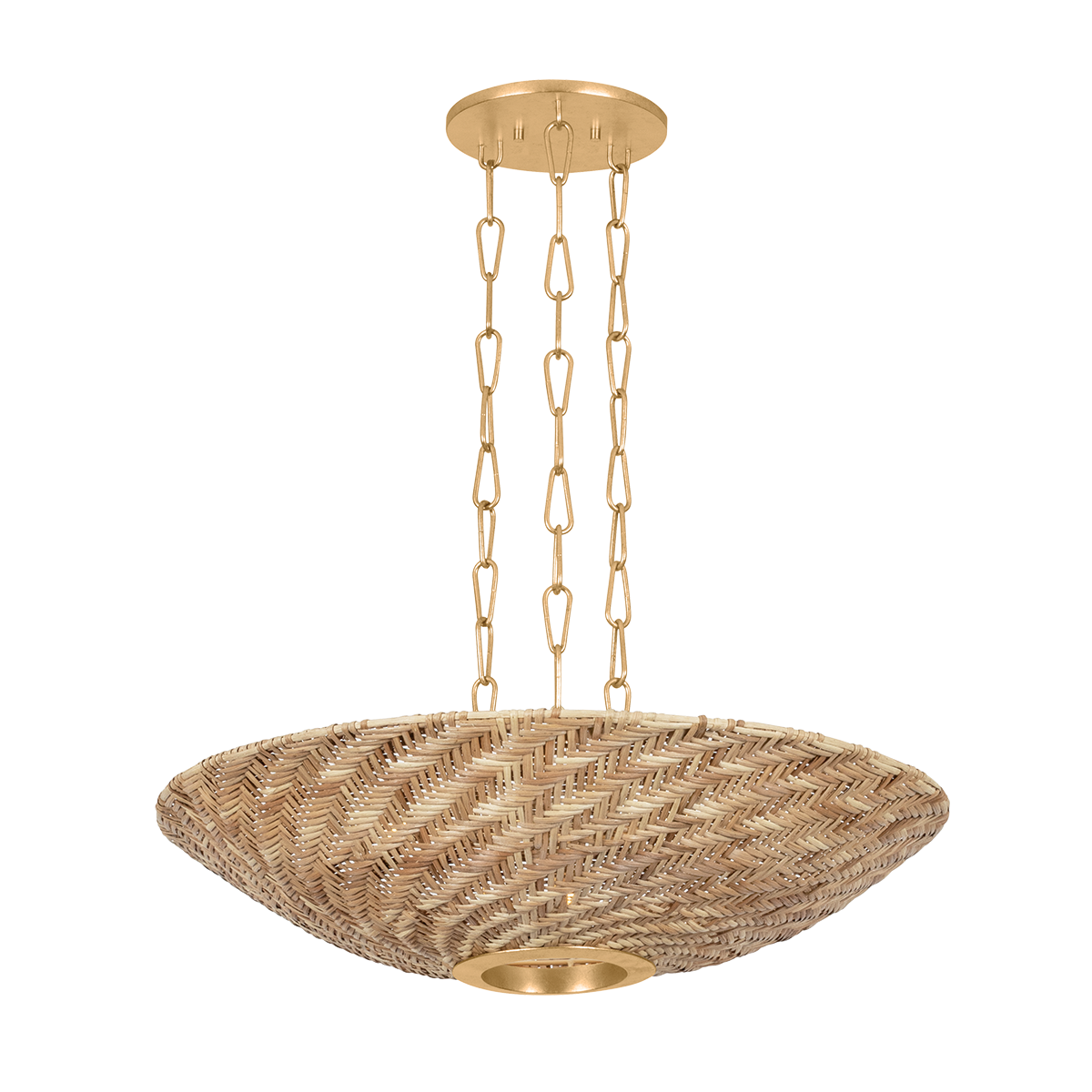 Ollie Pendant by Troy Lighting in Vintage Gold Leaf Finish